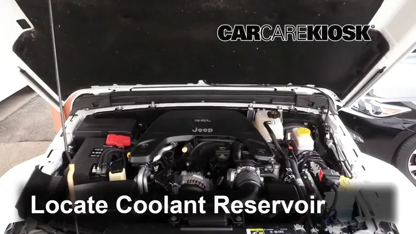2018 Jeep Wrangler Unlimited Sport 3.6L V6 Coolant (Antifreeze)